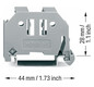 Endklammer/halter Kst Serie 249 TS35 Hutschiene TH35 schraublos