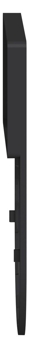 Bezeichnungsschild sw rechteck 30x50mm Bez.Schild