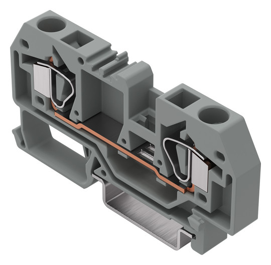 Reihenklemme 0,2-6qmm Serie 282 1Etage 2kl gr 41A Hutschiene TH35