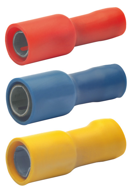 Rundsteckhülse brz bl 1,5-2,5qmm rnd_5mm rnd 5mm volliso Polyvinylchlorid (PVC)