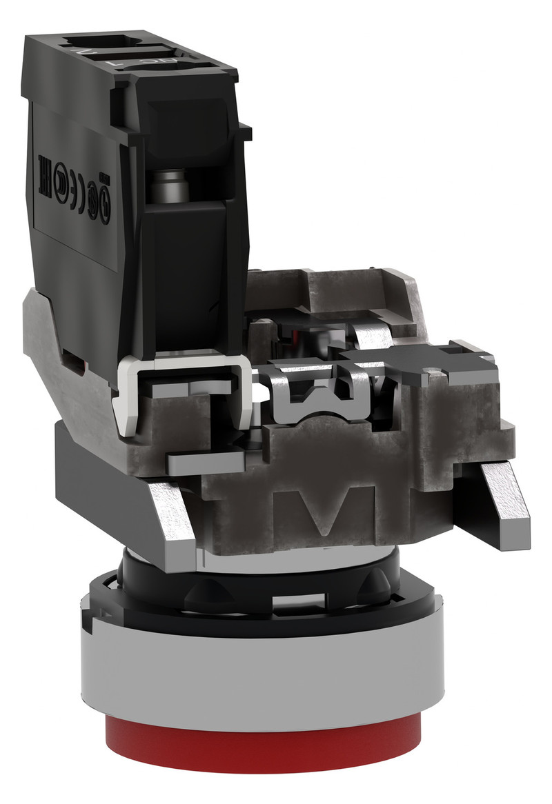 Drucktaster 1f rt rnd Ø22,5mm 1Ö IP66 hoch Tastend