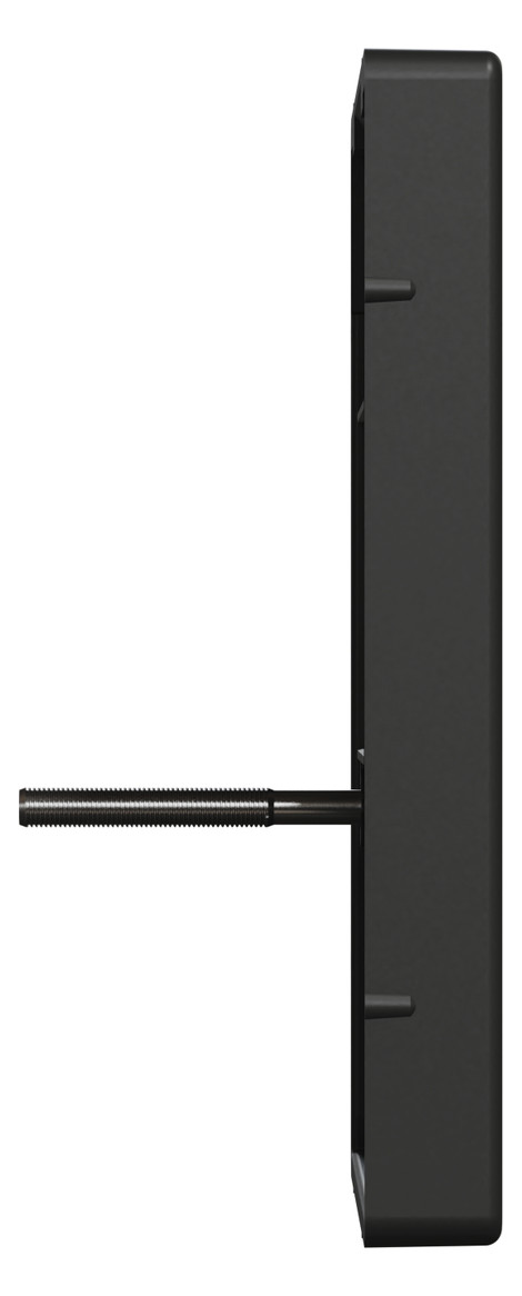 Zentralplatte TAE 3f System Design anth Schraubbef m.Beschr.Feld