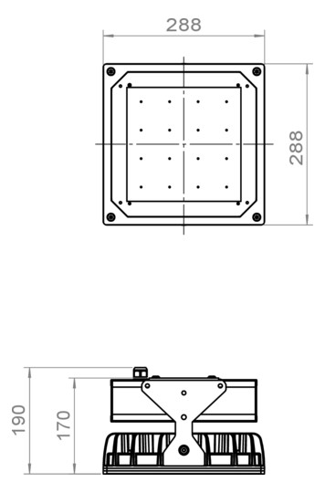 Pracht QUADRONIUS LED Strahler  86040121 