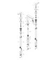 hansgrohe Waschtisch-3-Loch-Armatur 110 Metropol mit Hebelgriffen, Push-Open-Ablaufgarnitur, Ausladung 132mm, chrom