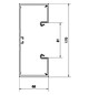 Geräteeinbaukanal Kst 170x68mm ver-ws RAL9016 GEB-K unbeh 10050qmm 2000mm