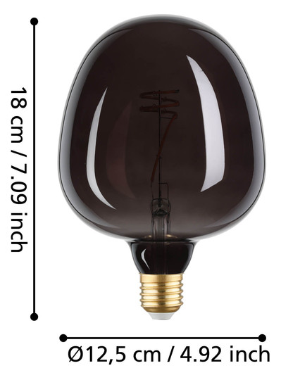 EGLO Leuchtmittel E27-LED G125 4W 110268 