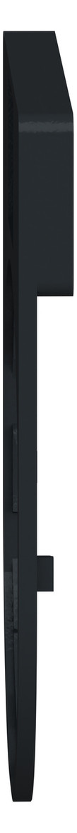 Bezeichnungsschild sw rechteck 30x41mm Bez.Schild