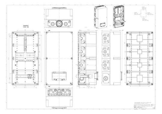 SPELS Zählergehäuse IP65       AKI-Z410K 