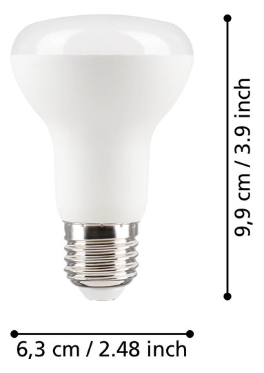 EGLO Leuchtmittel E27-LED R63 7W   12273 