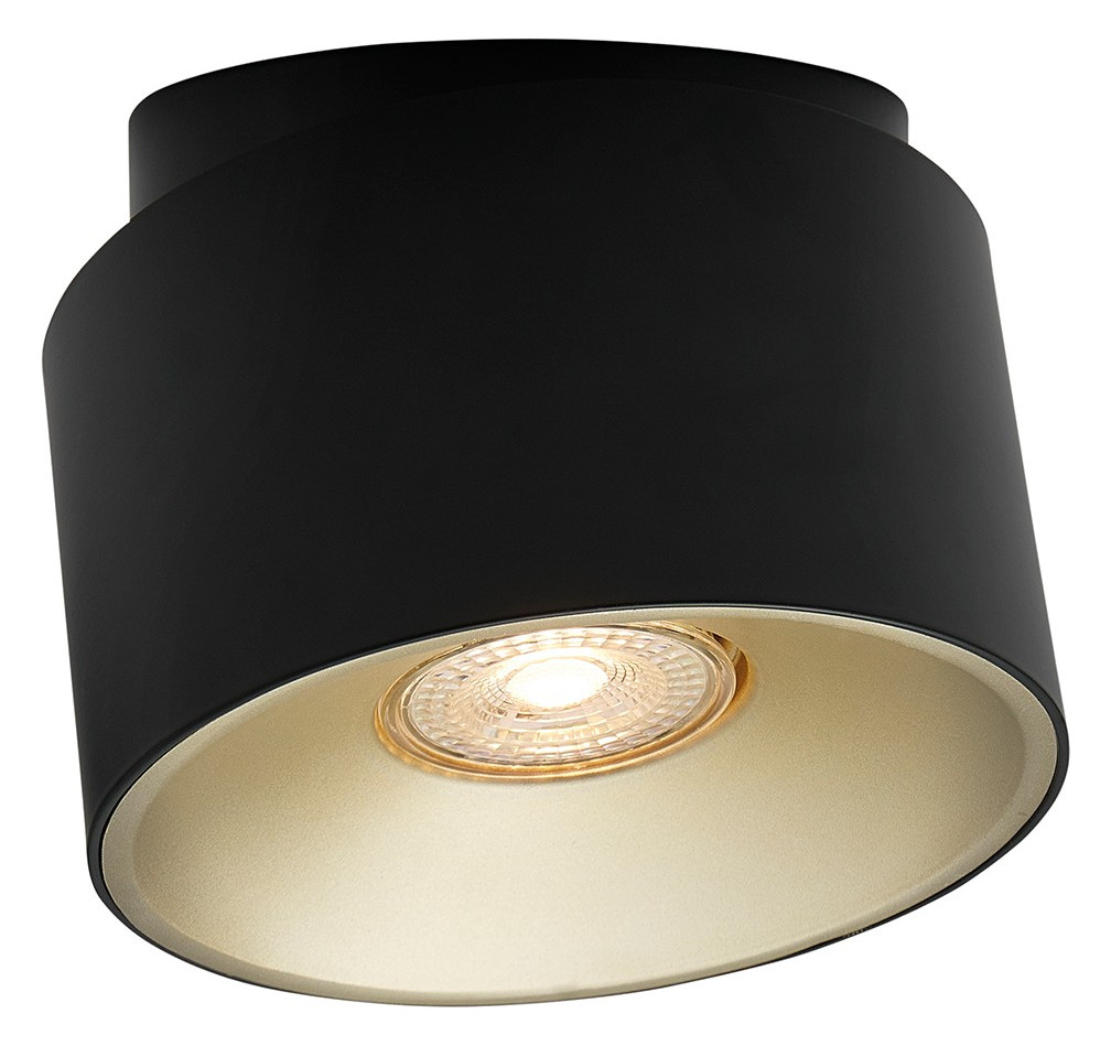 LED-Anbaustrahler 40W Torone sw mt IP20 RF:mt 1LED Alu GU10