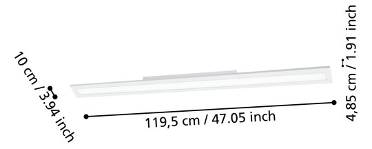EGLO Wand und Deckenleuchte       900048 