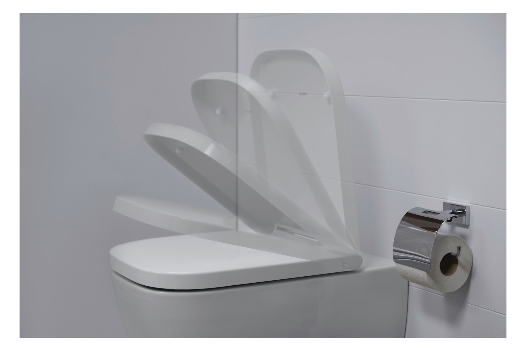 Duravit WC-Sitz Happy D.2 abnehmbar, Scharniere Edelstahl, mit Absenkautomatik, weiß