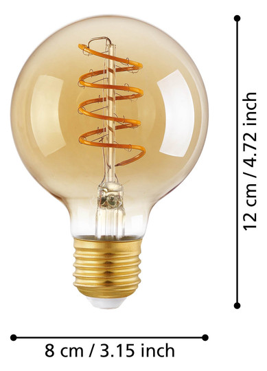 EGLO Leuchtmittel E27-LED G80 4W  110075 