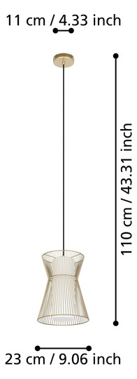 EGLO Hängeleuchte MASETA           99635 