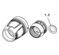 TECE T-Stück TECElogo Push 20 x 25 x 20 mm, reduziert, PPSU