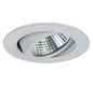 LED-Einbaustrahler 7W 3000K 740lm Konv ws mt 1LED Alu IP20 RF:hochglänzend