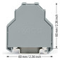 Endklammer/halter Kst Serie 249 TS35 Hutschiene TH35 schraublos