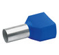 ZW-Aderendhülse 16qmm 14mm isol PP bl Cu Polypropylen (PP) verzinnt