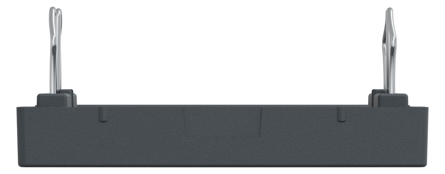 Zentralplatte USB 2f anth Klemmbef m.Aufdr