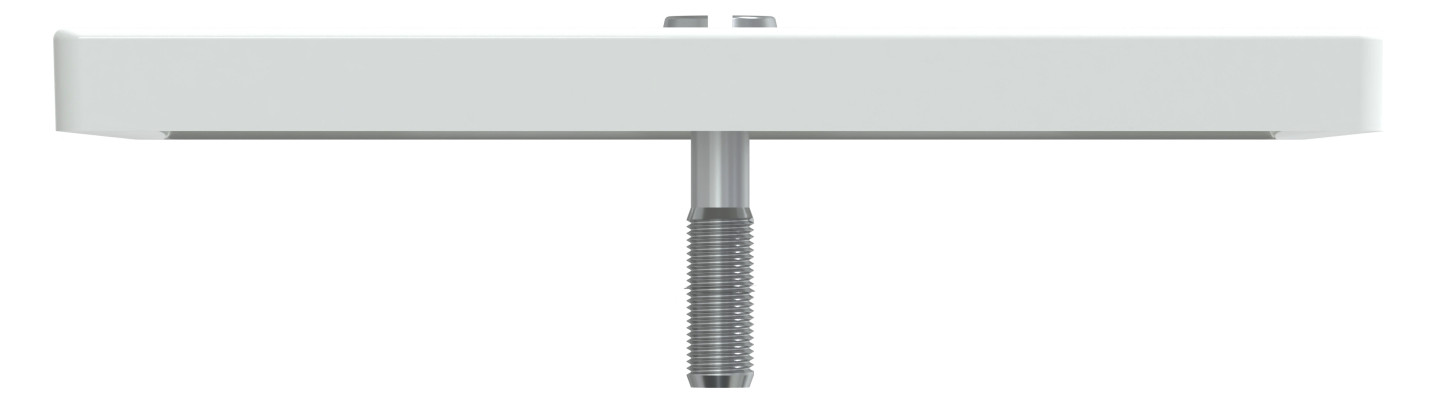 Zentralplatte Sat/TV/Radi System M akws Schraubbef 4f aktivweiß