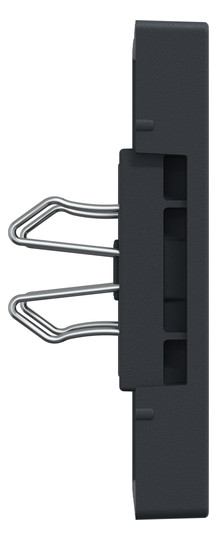 Zentralplatte USB 2f anth Klemmbef m.Aufdr
