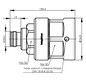 4.3-10-Buchse Rundkabel 5 50Ohm