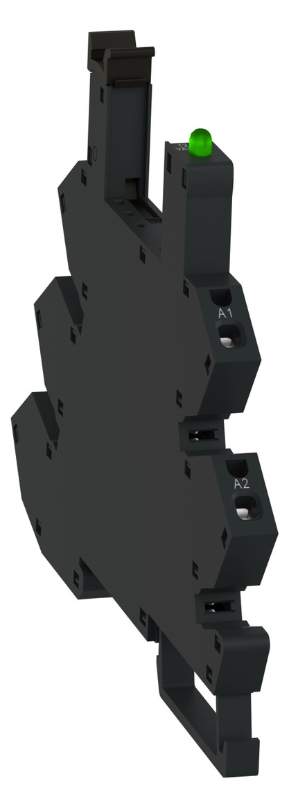 Relaissockel Federzug TS35 5Pins Hutschiene TH35 6,2x78,6x101mm