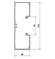 Geräteeinbaukanal Alu 210x68mm ver-ws RAL9016 GEB-K besch 12630qmm 2000mm