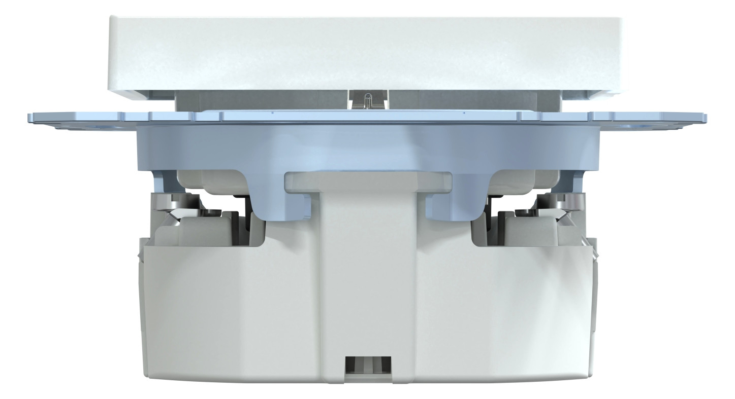 Steckdose 1f akws glz System M UP m.BS IP20 aktivweiß