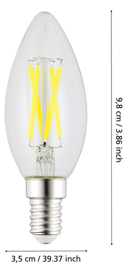 EGLO Leuchtmittel E14-LED C35     110283 