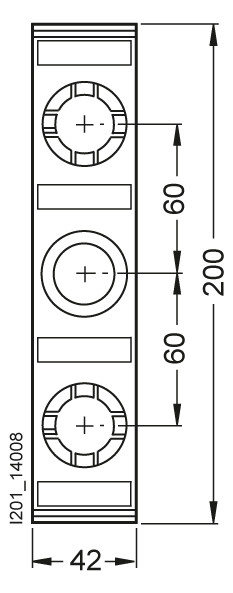 Abdeckung DII 3p