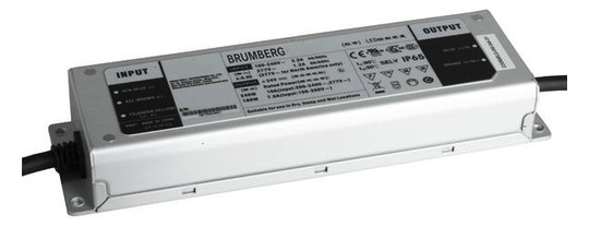 LED-Trafo 1-240W 24-25,6V IP65 Metallgeh stat 244x71x38mm