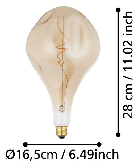 EGLO Leuchtmittel E27-LED D165 4W 110233 
