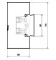 Geräteeinbaukanal ST 170x85mm vz 8280qmm GEB-K 2000mm