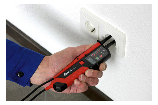 Spannungsprüfer 2p CAT.IV 12-1500V Batt LED/LCD Drehfeldrichtungsanzeige