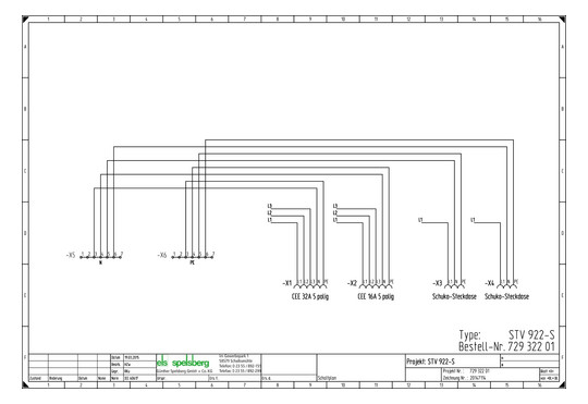 SPELS Steckdosenkombination    STV 922-S 