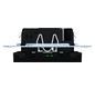 Raumtemperaturregler UP System M KNX m.Abdeckpl Mit Vor-Ort Bedienung
