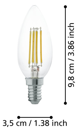 EGLO Leuchtmittel E14-LED C35 4W  110014 
