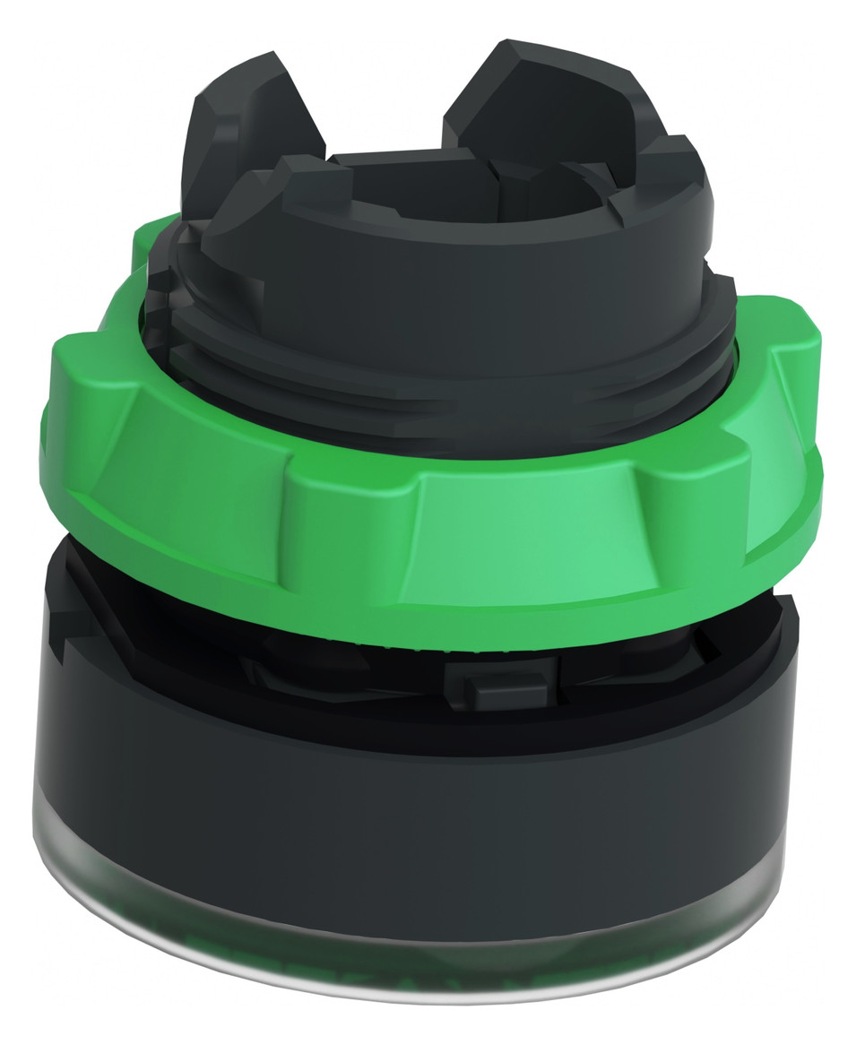Drucktaster Front 1f gn bel.b Ø22mm rnd IP66 Geeignet für Beleuchtung Tastend