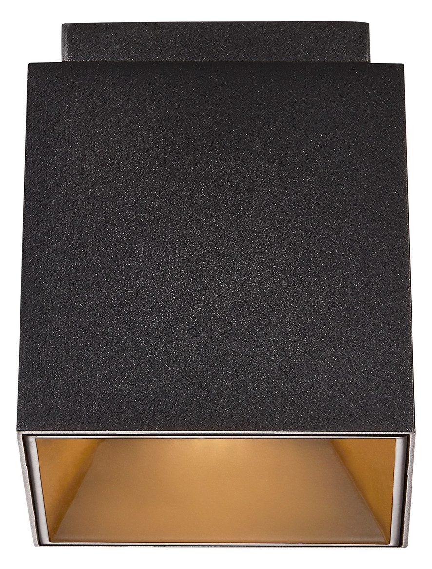 LED-Anbaustrahler 50W Ethan sw mt IP20 RF:mt 1LED Alu GU10 105x105x120mm
