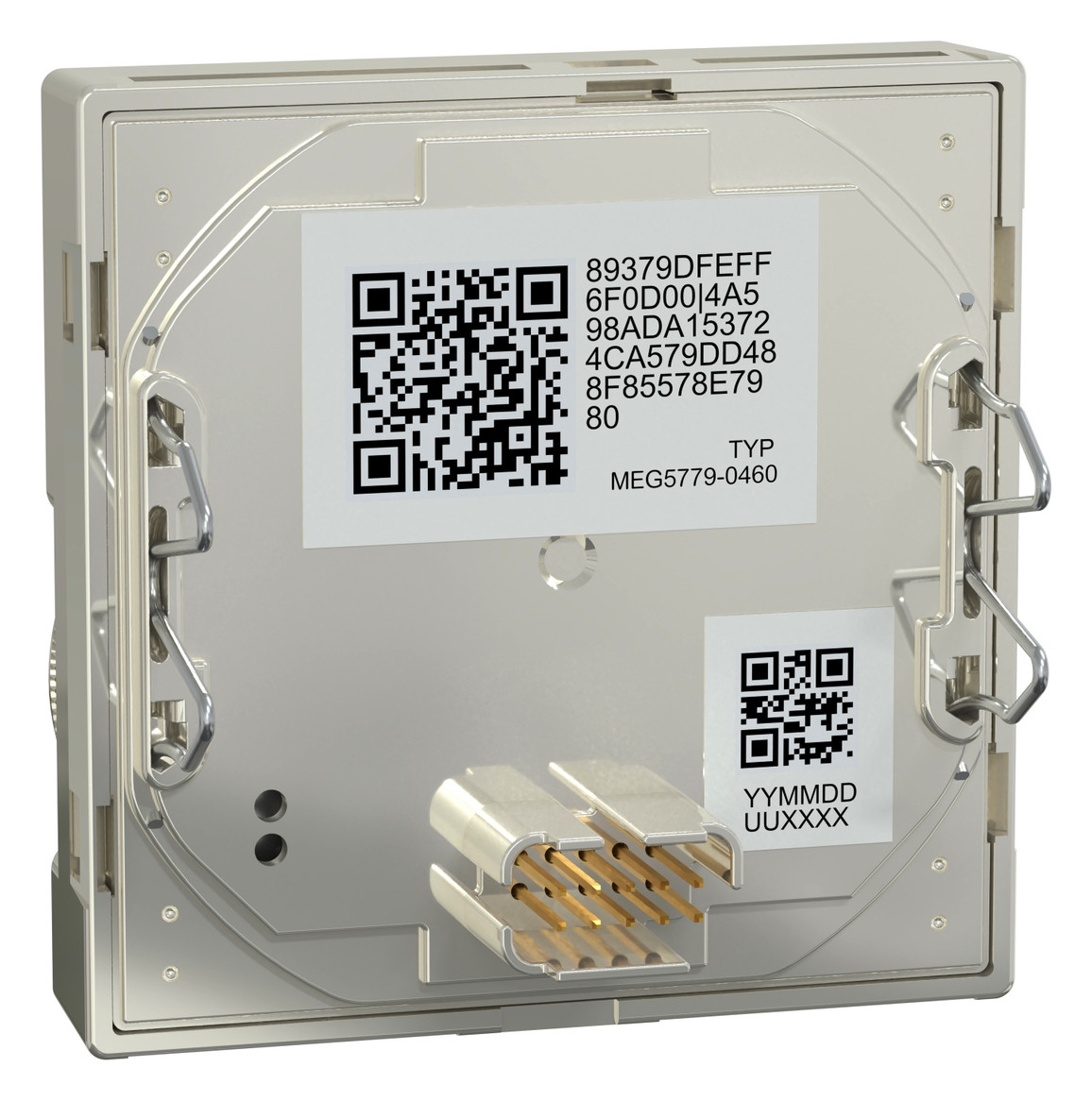 Raumtemperaturregler UP Zigbee alu mt Bedienelement Mit Vor-Ort Bedienung