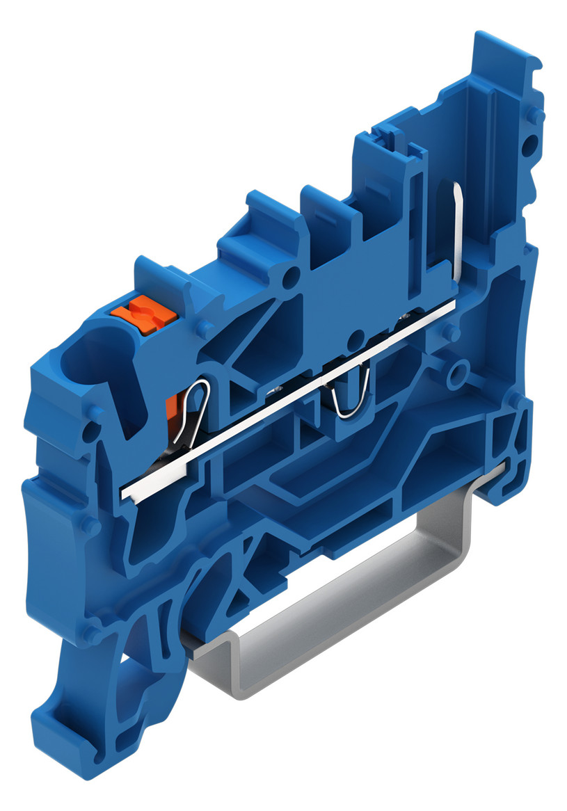 Reihenklemme 0,25-4qmm 1Etage 2kl bl 24A TS35 Hutschiene TH35