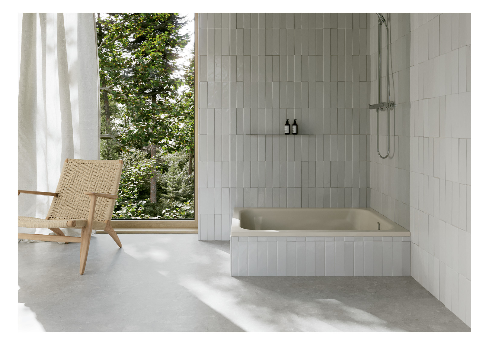 Duschwanne BetteDelta 120x80x28cm, pergamon