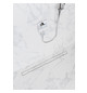 hansgrohe RainDrain Rock Duschrinne 700 mm, Fertigset, kürzbar und befliesbar