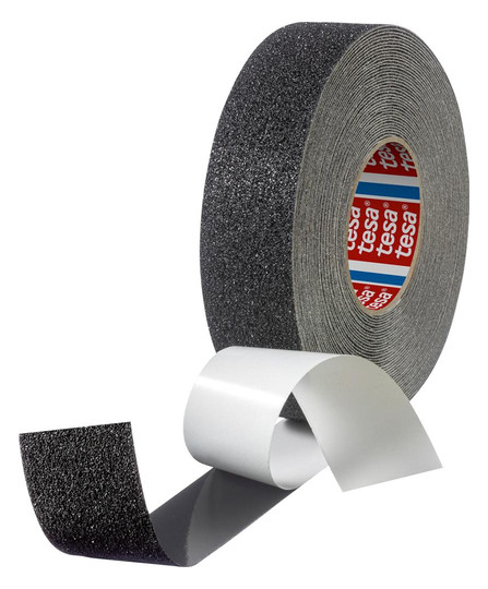 tesa-Anti-Rutsch-Klebeband, extra-stark 60954, schwarz -...