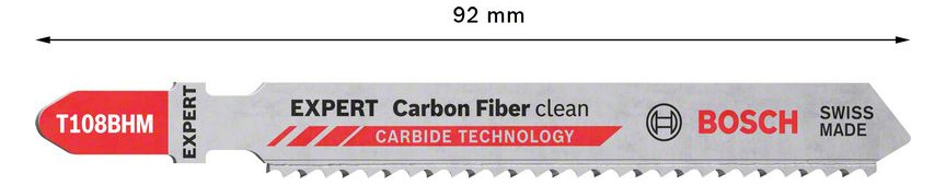 Bild Stichsägeblatt EXPERT T 108 BHM Bosch VE à 3 Stück Carbon Fiber Clean-2