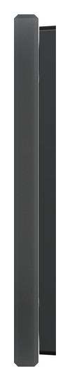 Rahmen 1f ony-sw glz M-PLAN Glas f.GEB-K onyxschwarz Unterputzmontage