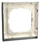 Rahmen 1f edst/alu mt M-Pure Decor Metall edelstahl/aluminium f.GEB-K