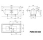 Kaldewei Badewanne PURO DUO 664 180x80cm, Überlauf mittig, Standard, weiß