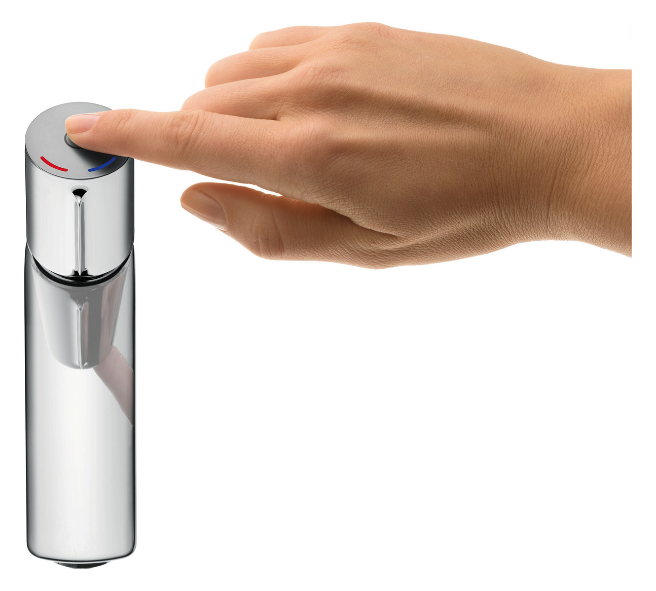 hansgrohe Waschtisch-Einhebelmischer 110 Talis Select E mit Zugstangen-Ablaufgarnitur, chrom